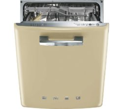 SMEG  DI6FABCR Integrated Full-size Dishwasher - Cream